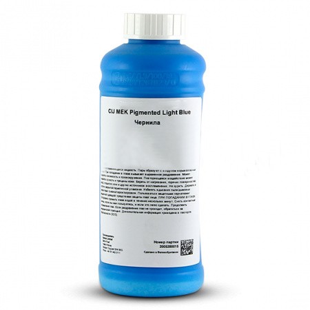 Чернила в бутылке 1.0л MEK Pigmented Light Blue