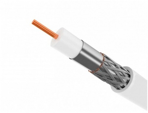 Кабель RG-6U (75 Ом) коаксиальный радиочастотный 10 м