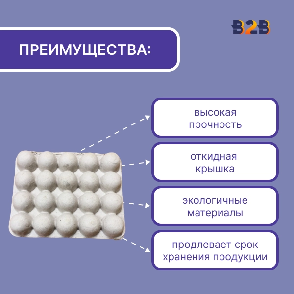 Упаковка для перепелиных яиц, 20 ячеек (картон)